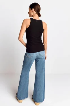 Rich & Royal Top Mit Logostickerei<Damen Tops