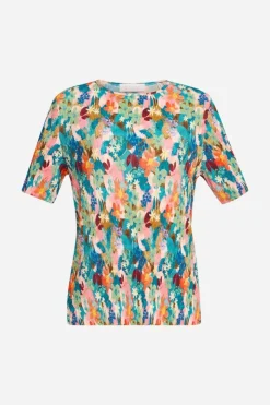 Rich & Royal T-Shirt In Crinkle-Optik<Damen T-Shirts