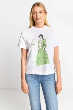 Rich & Royal T-Shirt Mit Illustrations-Print<Damen T-Shirts