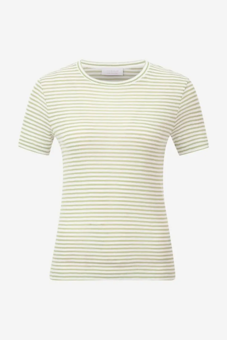 Rich & Royal T-Shirt Mit Metallfäden<Damen T-Shirts