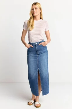 Rich & Royal T-Shirt Mit Metallfäden<Damen T-Shirts