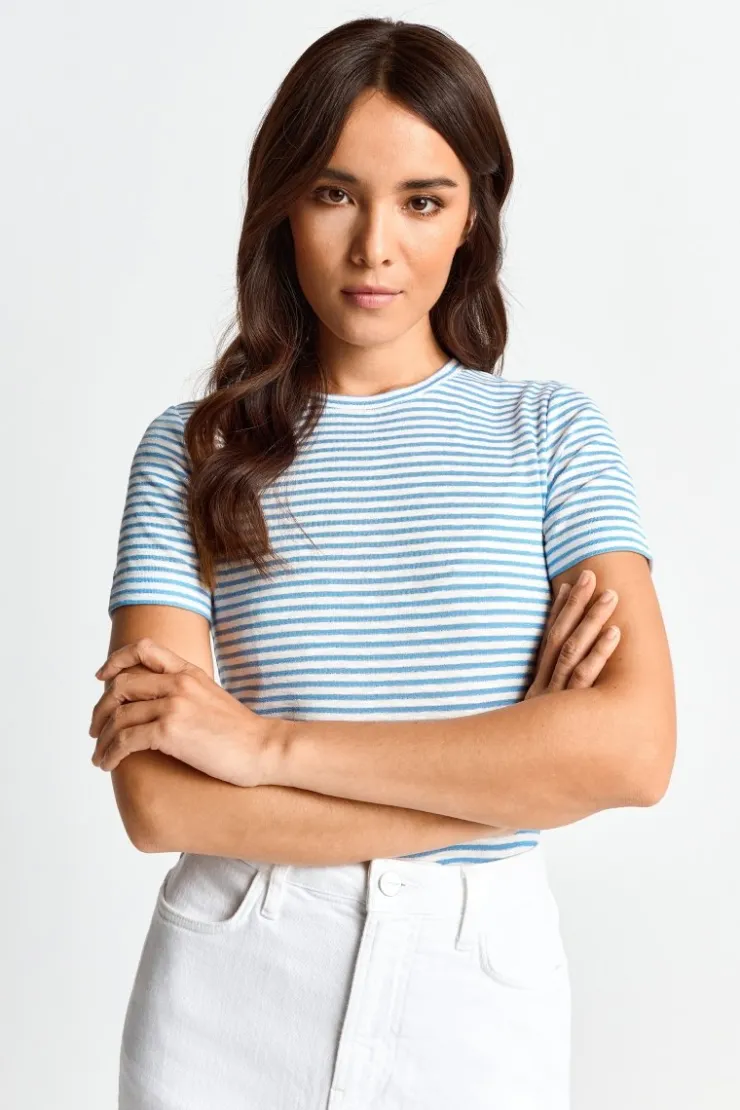 Rich & Royal T-Shirt Mit Metallfäden<Damen T-Shirts
