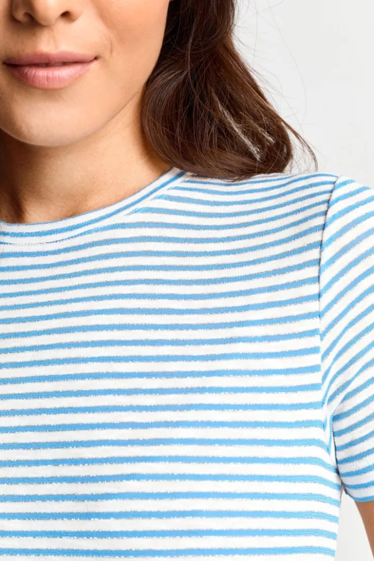 Rich & Royal T-Shirt Mit Metallfäden<Damen T-Shirts