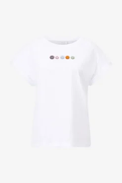 Rich & Royal T-Shirt Mit Strass-Applikationen<Damen T-Shirts
