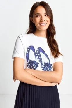 Rich & Royal T-Shirt Mit Strassdetails<Damen T-Shirts