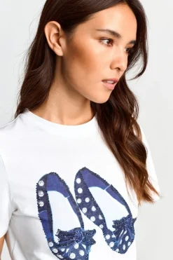 Rich & Royal T-Shirt Mit Strassdetails<Damen T-Shirts