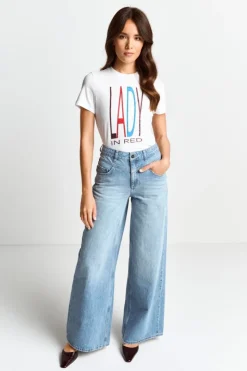 Rich & Royal T-Shirt Mit Strass-Schriftzug<Damen T-Shirts
