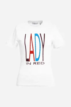 Rich & Royal T-Shirt Mit Strass-Schriftzug<Damen T-Shirts