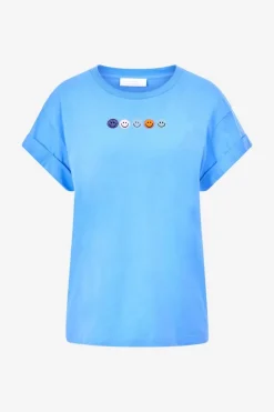 Rich & Royal T-Shirt Mit Strass-Smileys<Damen T-Shirts