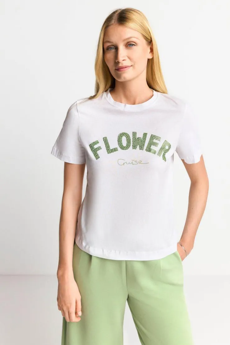 Rich & Royal T-Shirt Mit Strassverzierung<Damen T-Shirts
