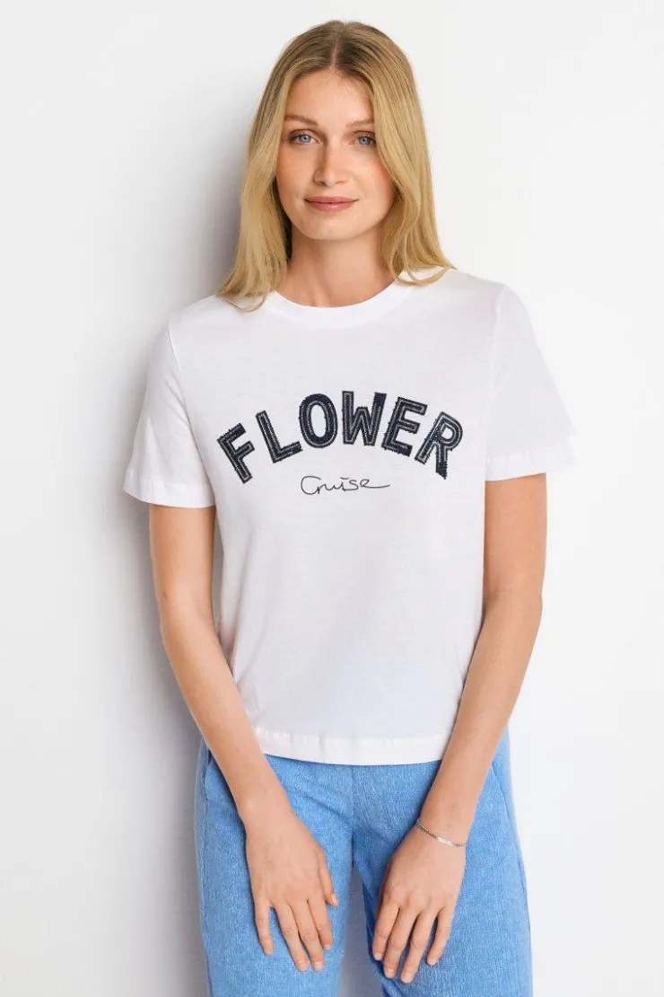 Rich & Royal T-Shirt Mit Strassverzierung<Damen T-Shirts
