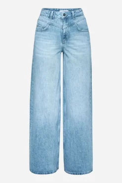 Rich & Royal Wide Leg Denim Mit Passe<Damen Wide Leg