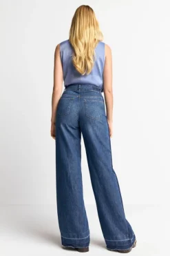 Rich & Royal Wide Leg Denim Mit Seitenstreifen<Damen Wide Leg